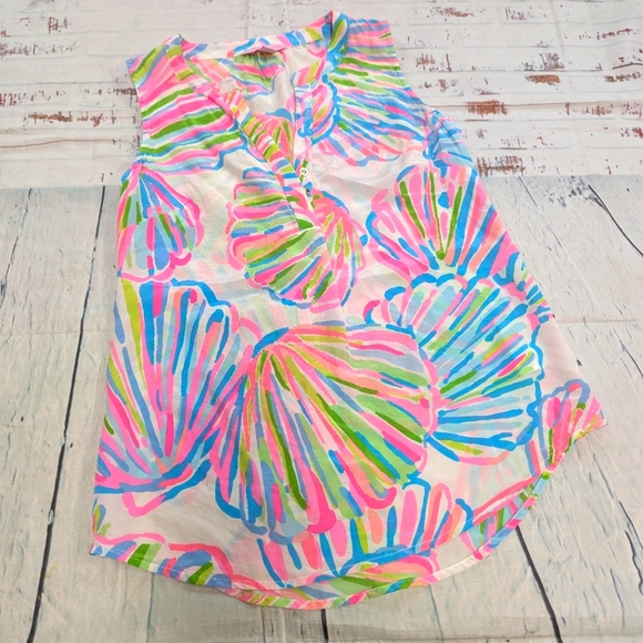 Lilly Pulitzer Tops - Lilly Pulitzer Sill Sleeveless Blouse